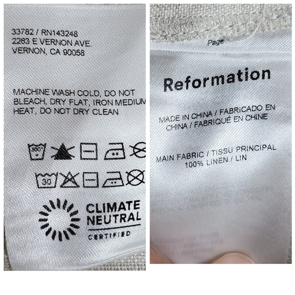 Reformation Cleo Linen Pants - Picture 12 of 15